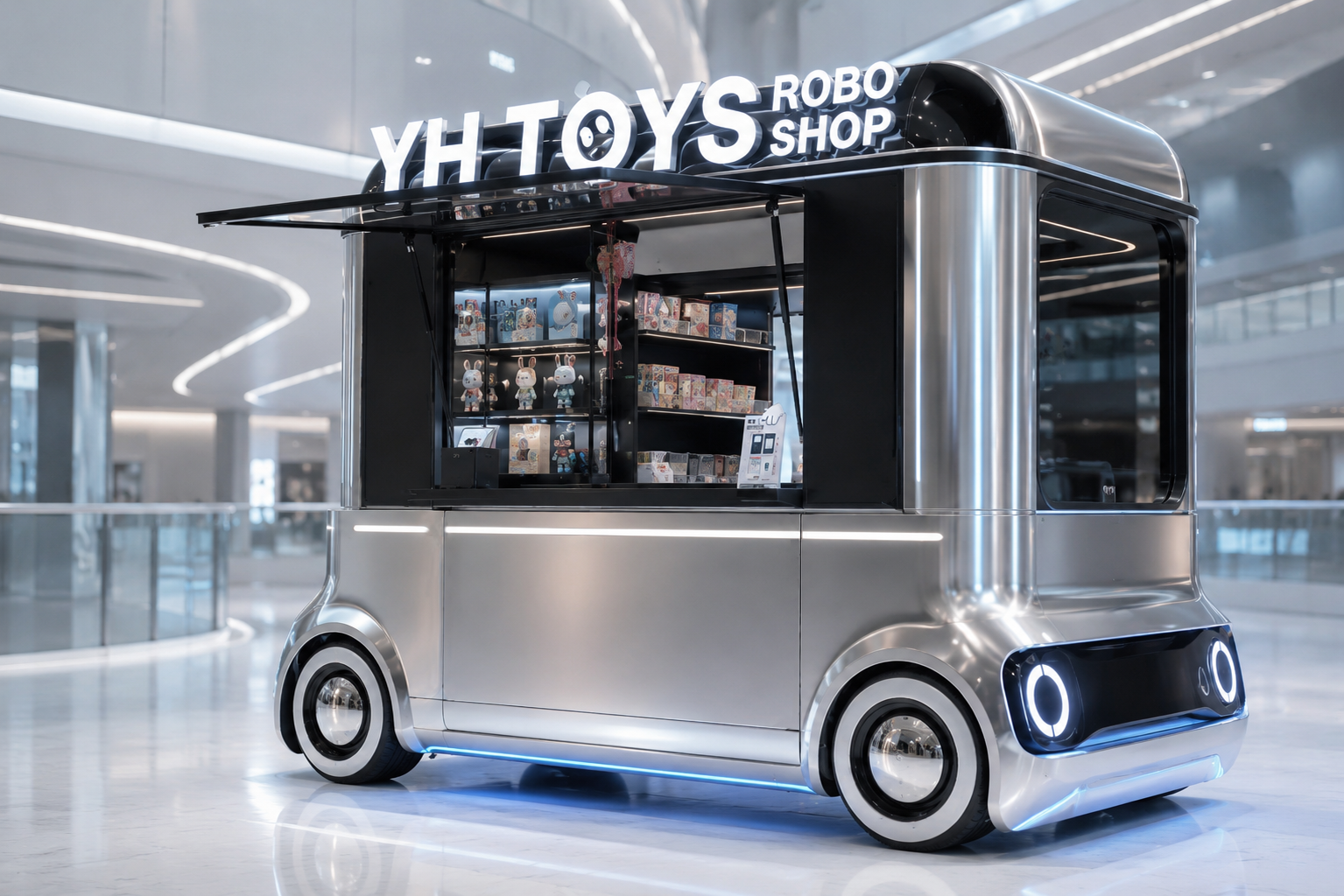 Lehui ROBOPOP smart retail robot service store